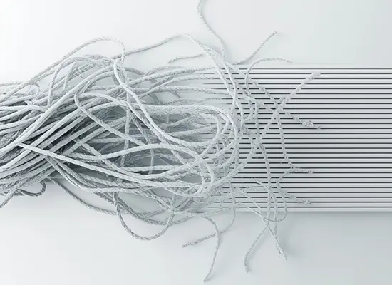 tangled-rope-to-organized-lines-business-process-optimization Tangled ropes transforming into organized lines, symbolizing clarity, structure, and effectiveness through business process optimization and evidence-based organizational consulting.