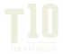 The T10 Group logo — consulting in business process optimization, AI integration, strategic research, and leadership performance